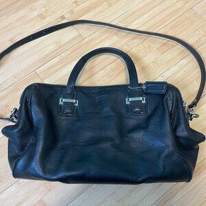 Coach Taylor leather shoulder/crossbody satchel bag